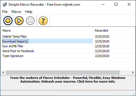 Macro Recorder 5.20 Username and serial number 2023